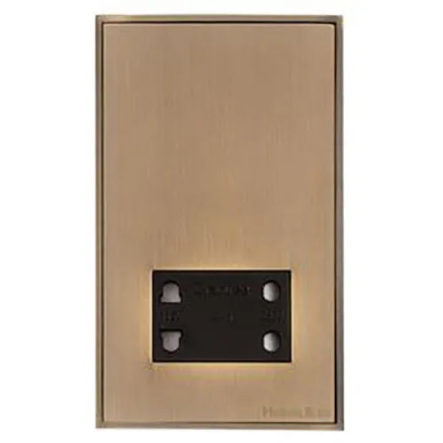 Executive Range-Antique Brass-Shaver Socket Output Voltage 110/240V