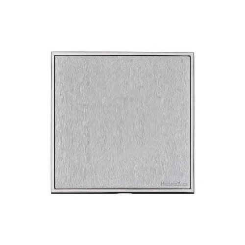 Executive Range-Satin Chrome-Single Blank Plate