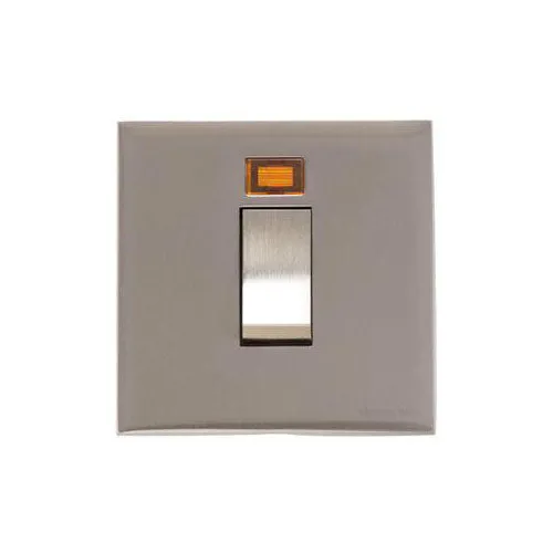 Winchester Range-Satin Nickel-45A Switch with Neon (single plate)
