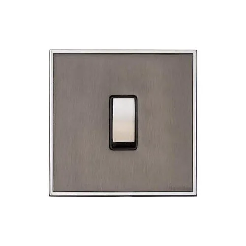 Executive Range-Satin Black Nickel-1 Gang Switch (10 Amp)