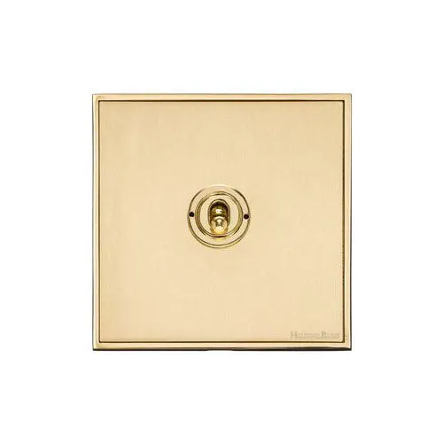 Executive Range-Satin Brass-1 Gang Dolly Switch
