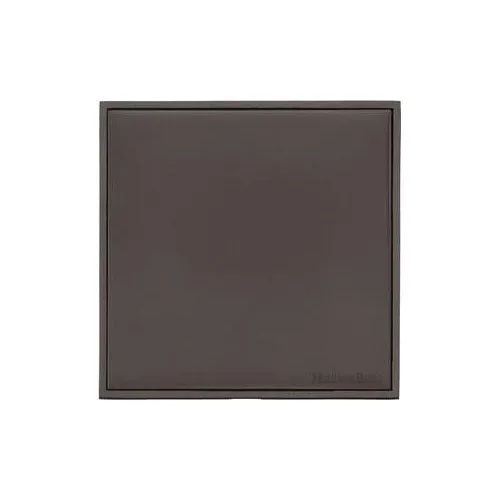Executive Range-Matt Bronze-Single Blank Plate