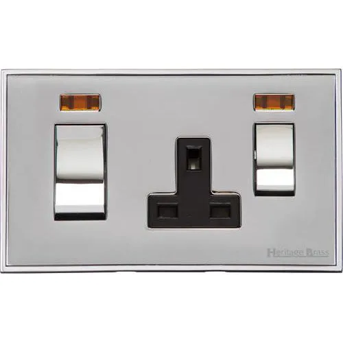 Executive Range-Polished Chrome-45A Cooker Unit/13A Socket