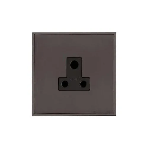 Executive Range-Matt Bronze-5 Amp 3 Round Pin Socket