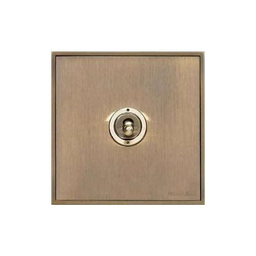 Executive Range-Antique Brass-1 Gang Dolly Switch