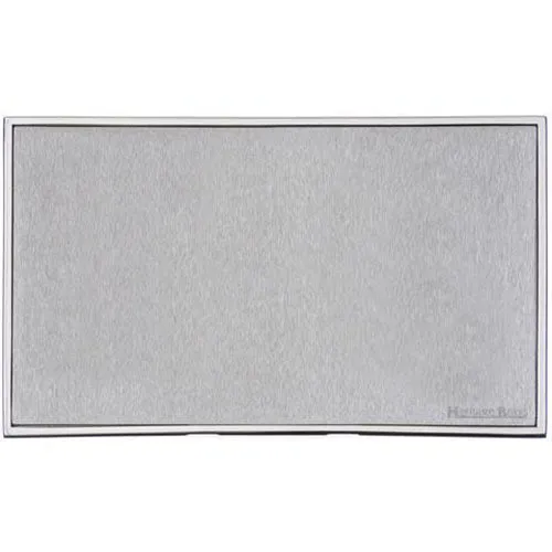 Executive Range-Satin Chrome-Double Blank Plate