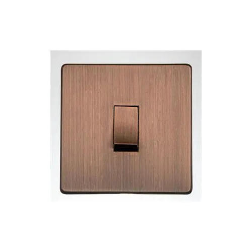 Studio Range-Antique Copper-1 Gang Switch (10 Amp)