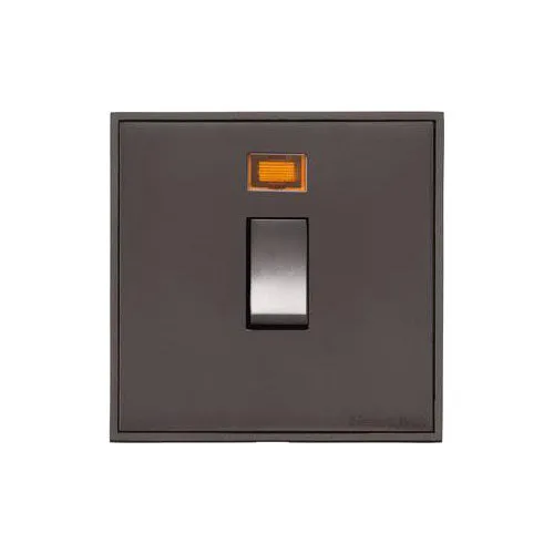 Executive Range-Matt Bronze-20 Amp DP Switch with Neon