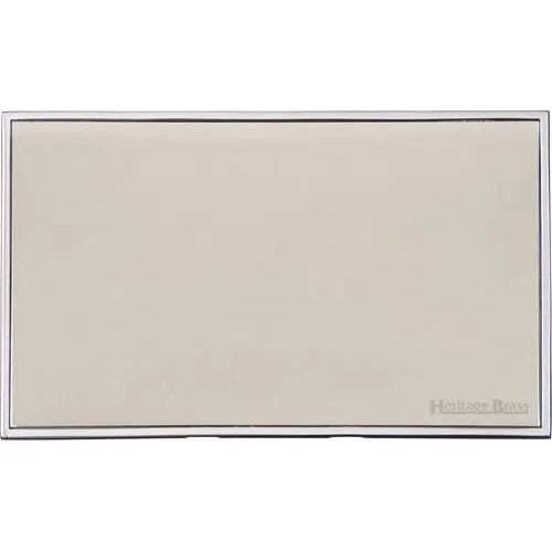 Executive Range-Satin Nickel-Double Blank Plate