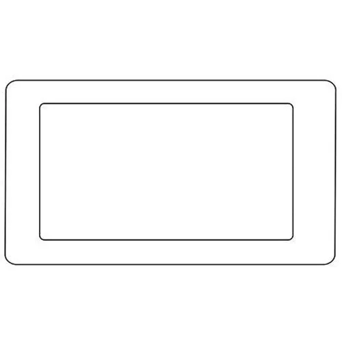 Studio Range-Satin Nickel-4 Module Euro Plate