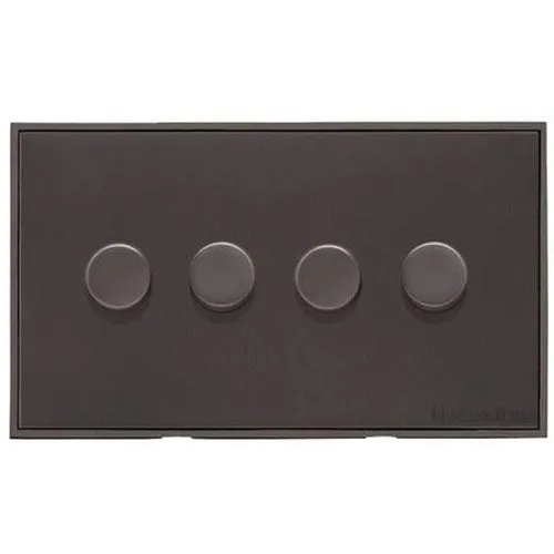 Executive Range-Matt Bronze-4 Gang Dimmer (400 watts)