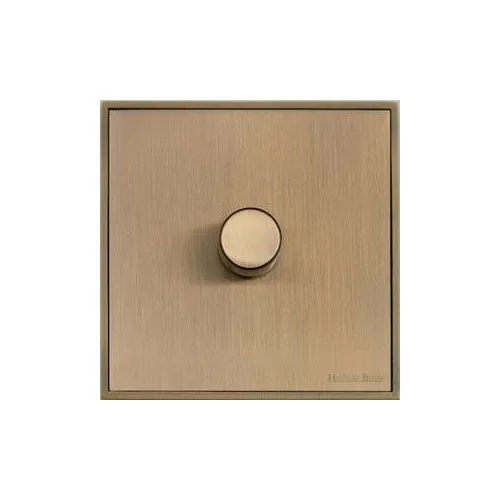 Executive Range-Antique Brass-1 Gang Trailing Edge Dimmer
