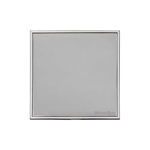 Executive Range-Polished Chrome-Single Blank Plate