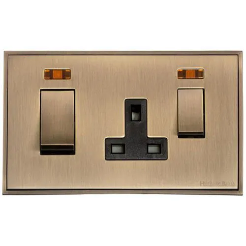 Executive Range-Antique Brass-45A Cooker Unit/13A Socket