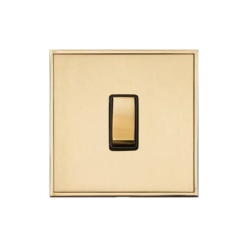 Executive Range-Satin Brass-1 Gang Switch (10 Amp)