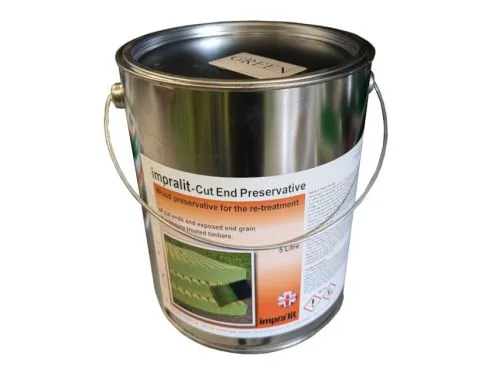 Impra ACQ Cut End Treatment Dab Wood Preservative Green 5 Litre Tin