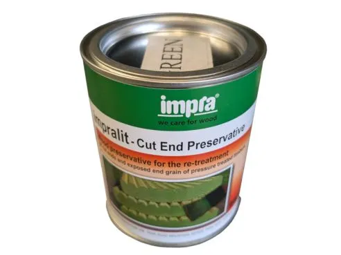 Impra ACQ Cut End Treatment Dab Wood Preservative Green 750ml Tin