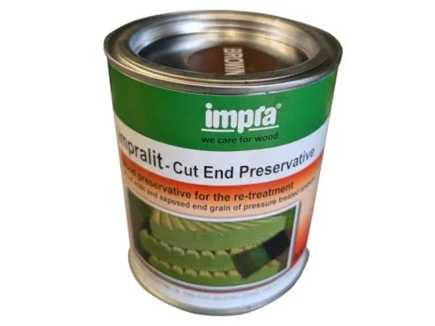 Impra ACQ Cut End Treatment Dab Wood Preservative Brown 750ml Tin