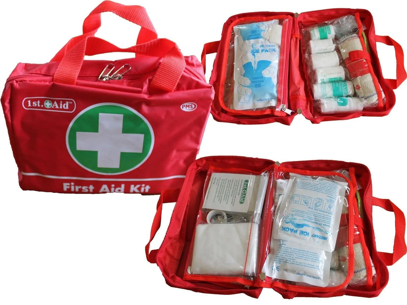 In Car First Aid Kit Bag 70 Pieces Includes Ice Packs