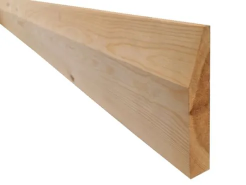 25 x 125 mm (21x118mm finish) Chamfered Timber Skirting Board