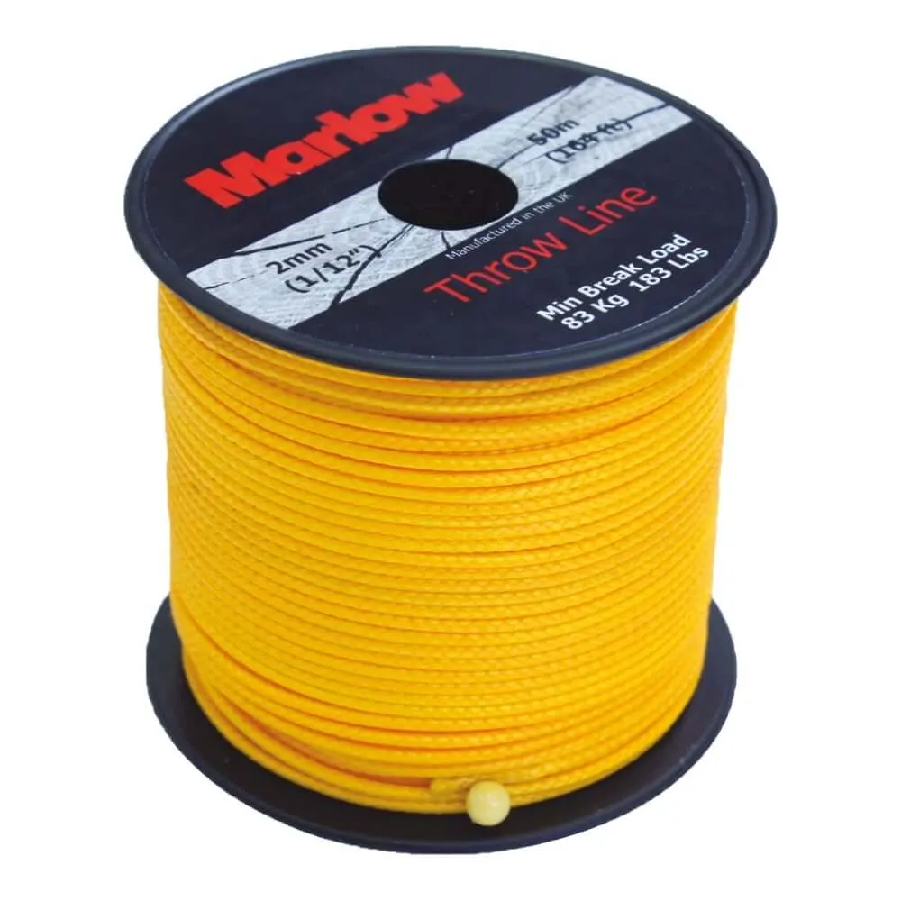 Marlow Dyneema Throwline 50m | 3x Stronger, 43% Lighter