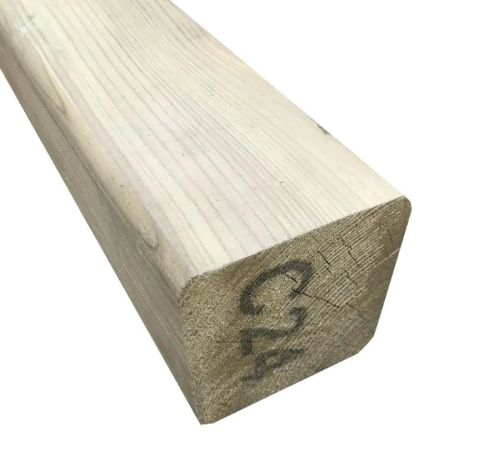 100X100 Std Grade UC4 Treated Deck Post 1.8M C24 Graded PEFC