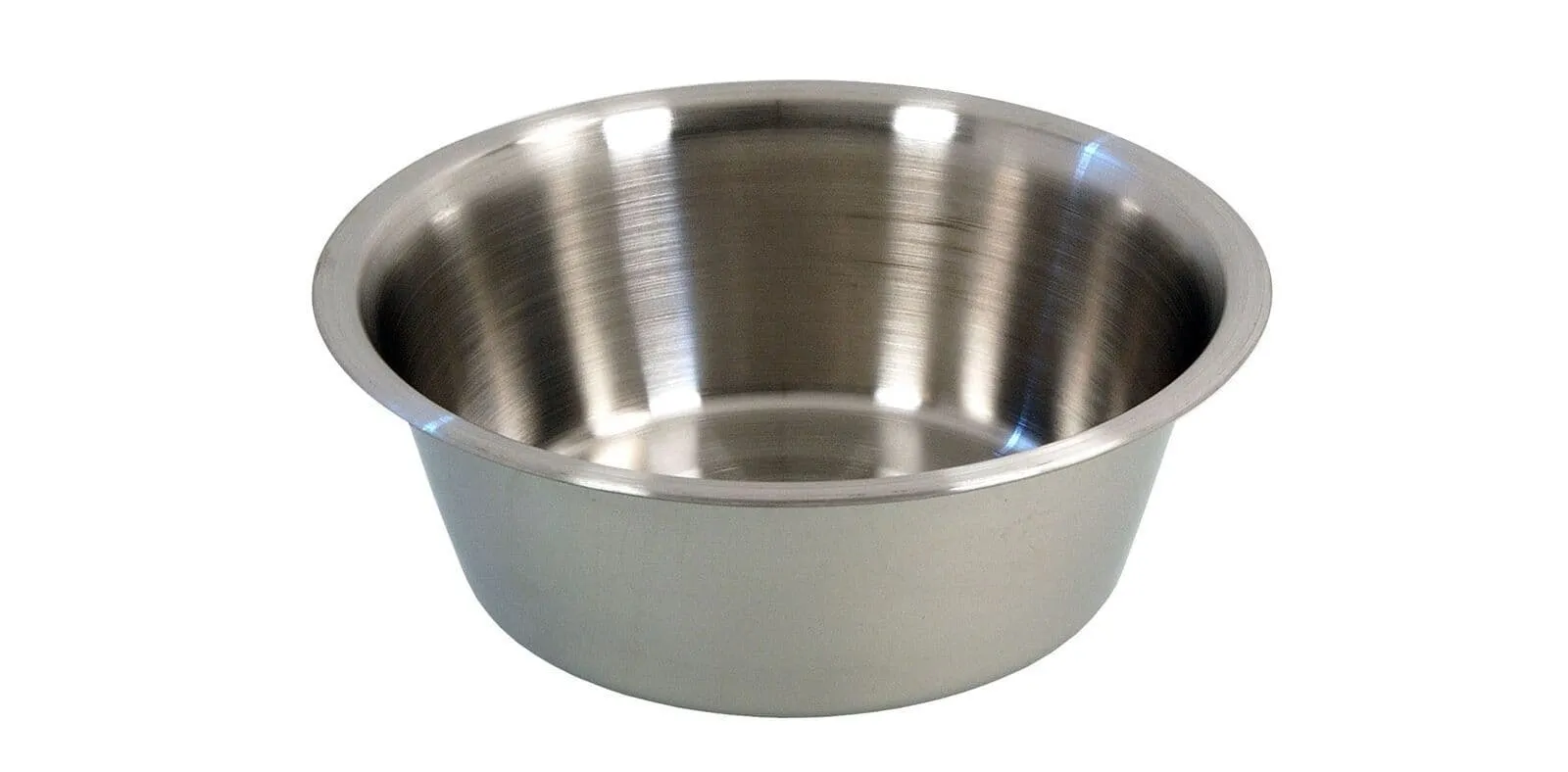 Medium Stainless Steel Pet, Dog Food & Water Bowl - 860Ml