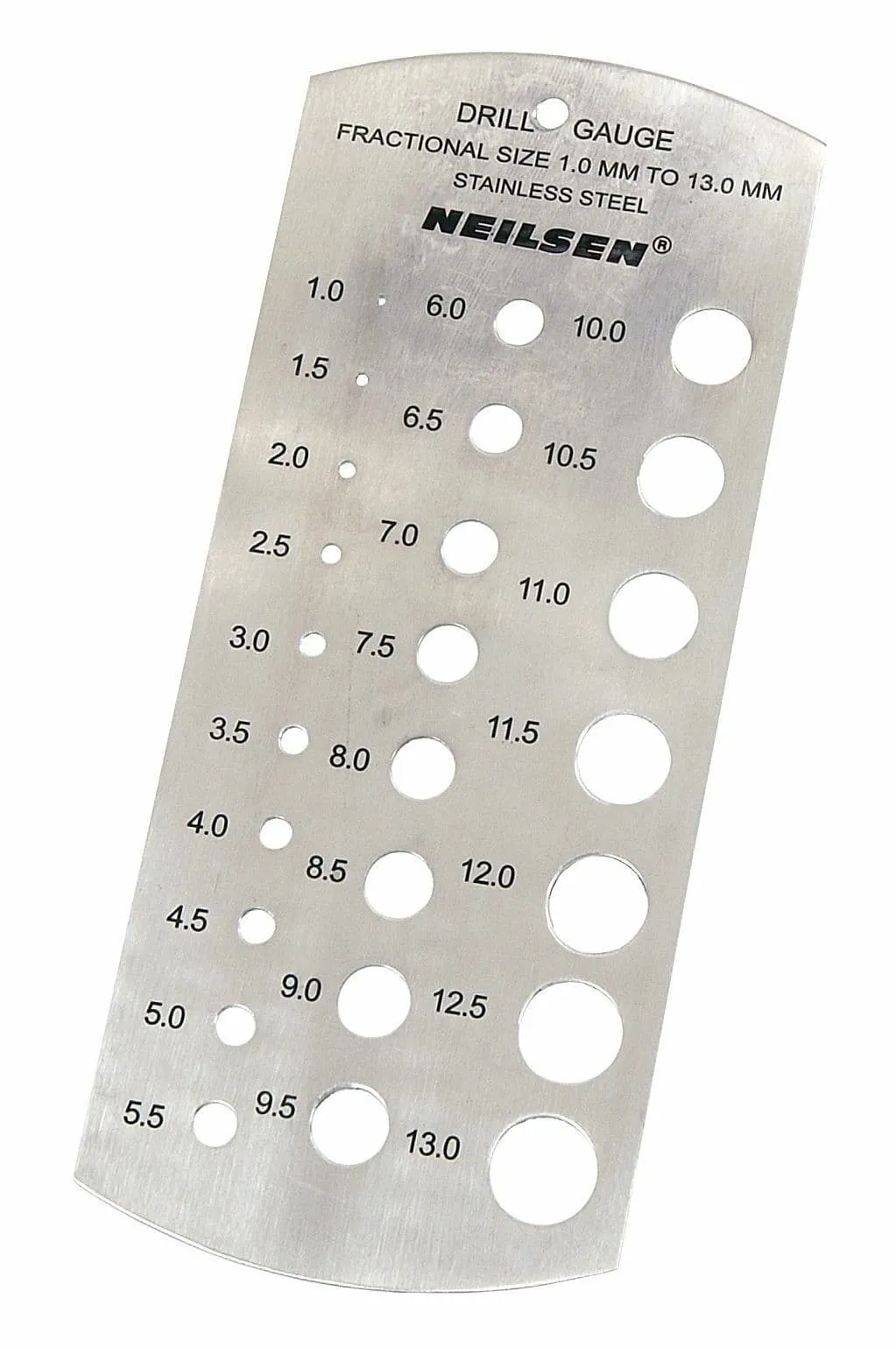 Metric Hss Drill Bit Size Checker Plate Drill Gauge 1mm To 13mm 25 Sizes