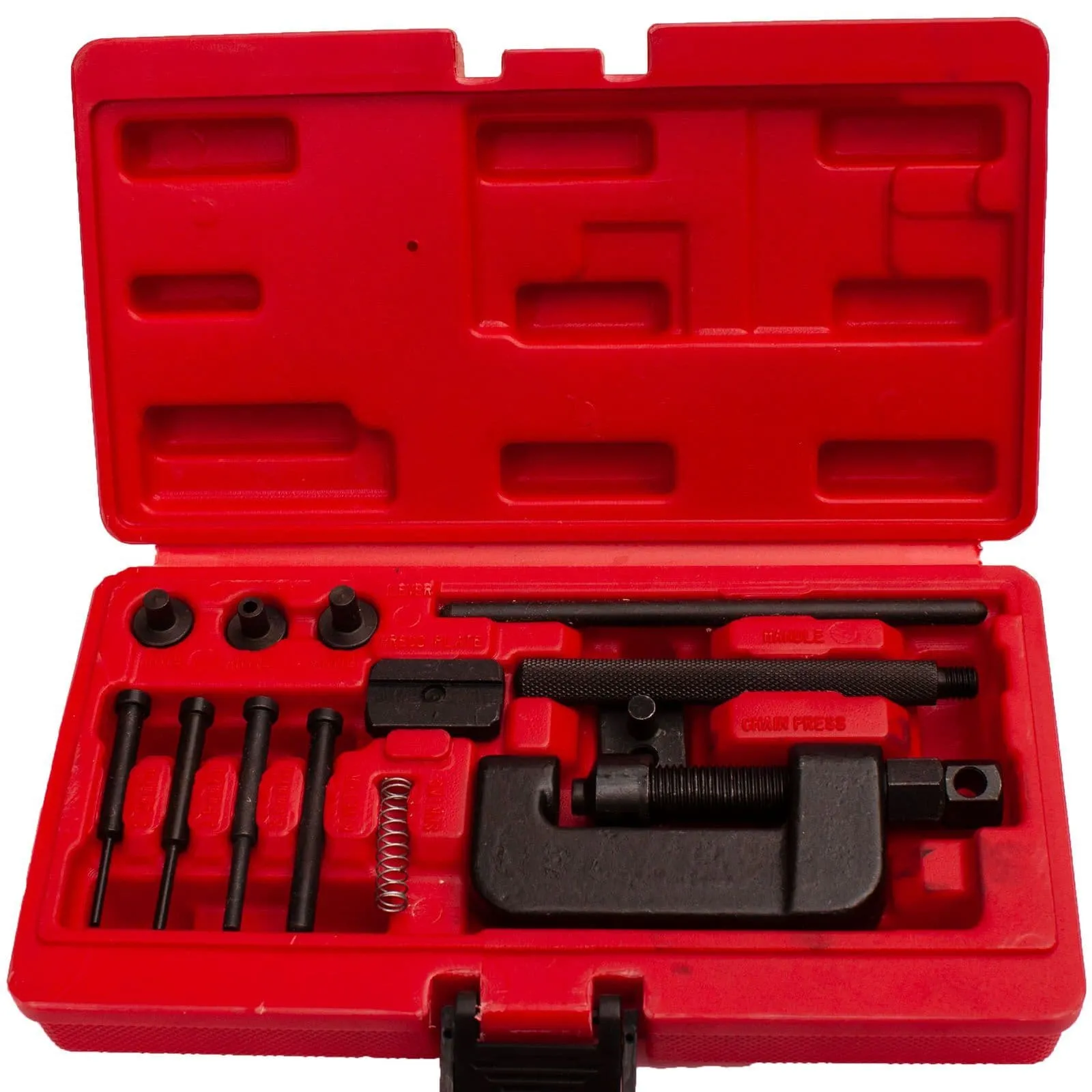 Motorbike Chain Breaker Splitter Riveting Tool Heavy Duty Rivet Repair Set