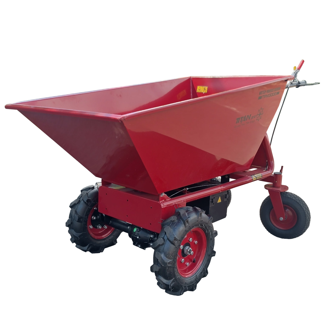 Titan Pro Battery Powered Barrow Transporter Dumper 500KG Load Capacity