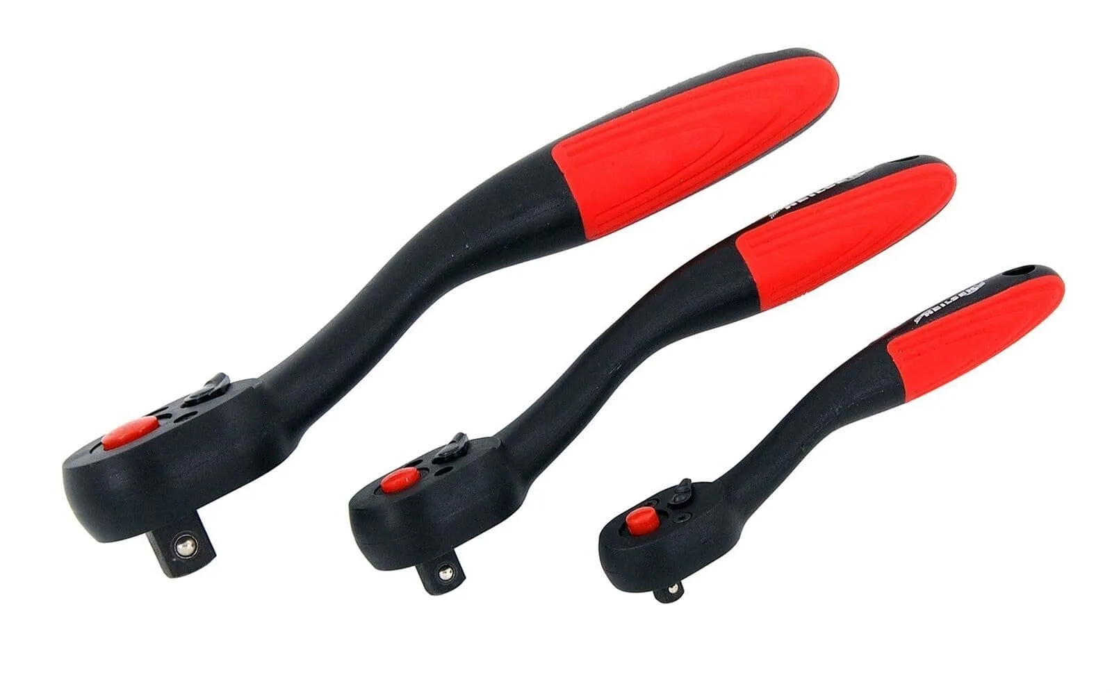 Neilsen 3Pc Socket Ratchet Handle Quick Release 72 Teeth 1/4", 3/8", 1/2" Set