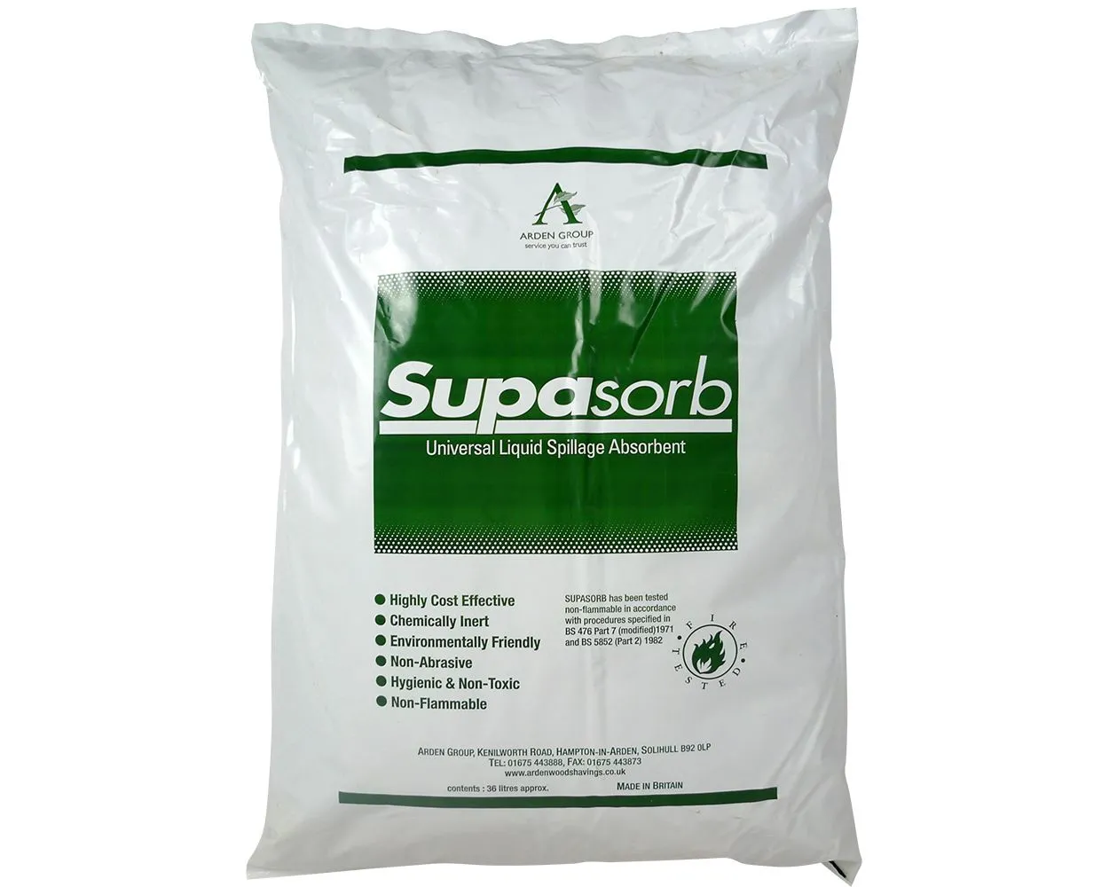 Wood Shavings Spill Absorbent, 36 ltr bag