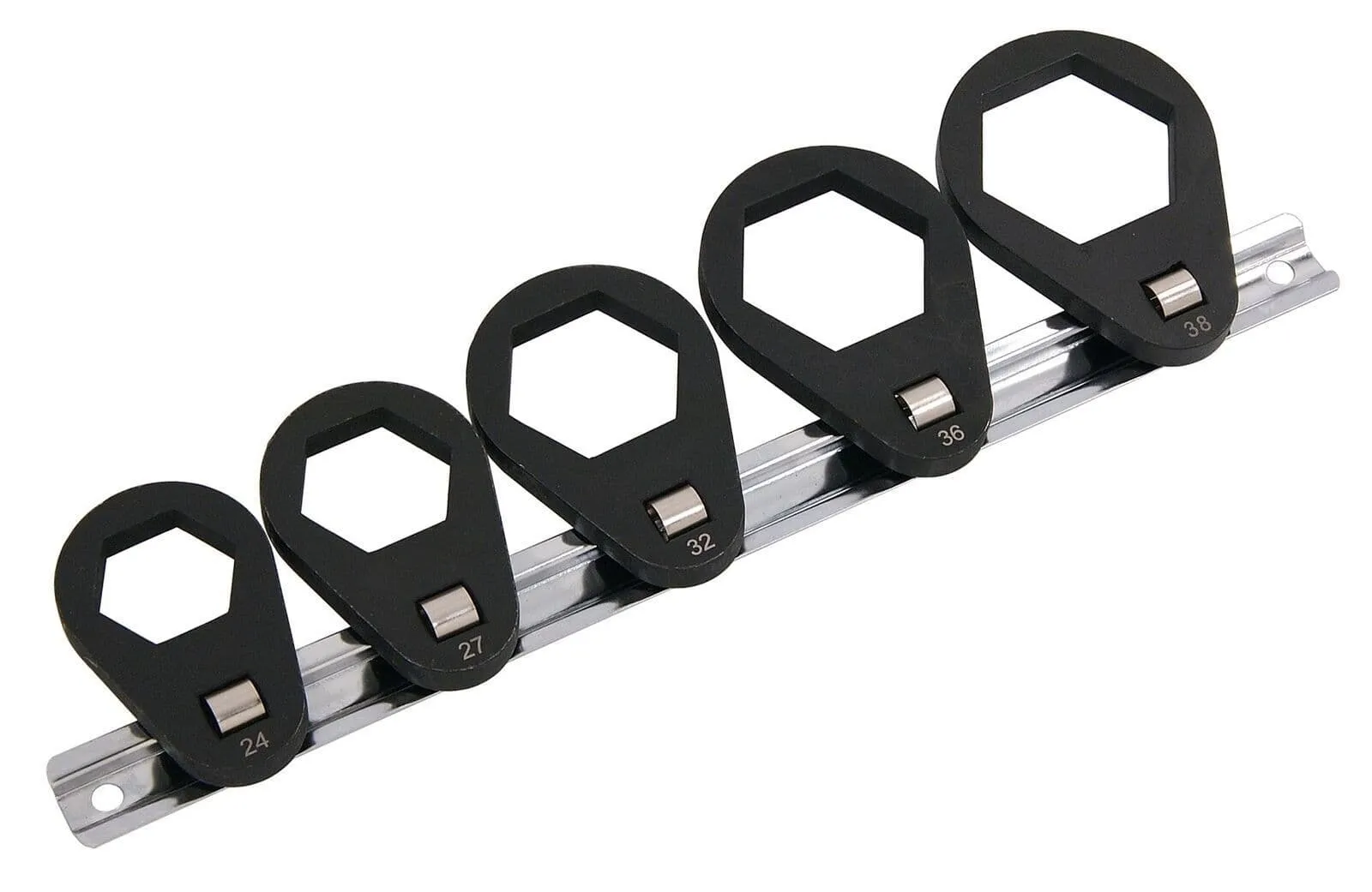 Oil Filter Socket Offset Wrench Set 5Pc 24, 27, 29, 32, 36 & 38mm