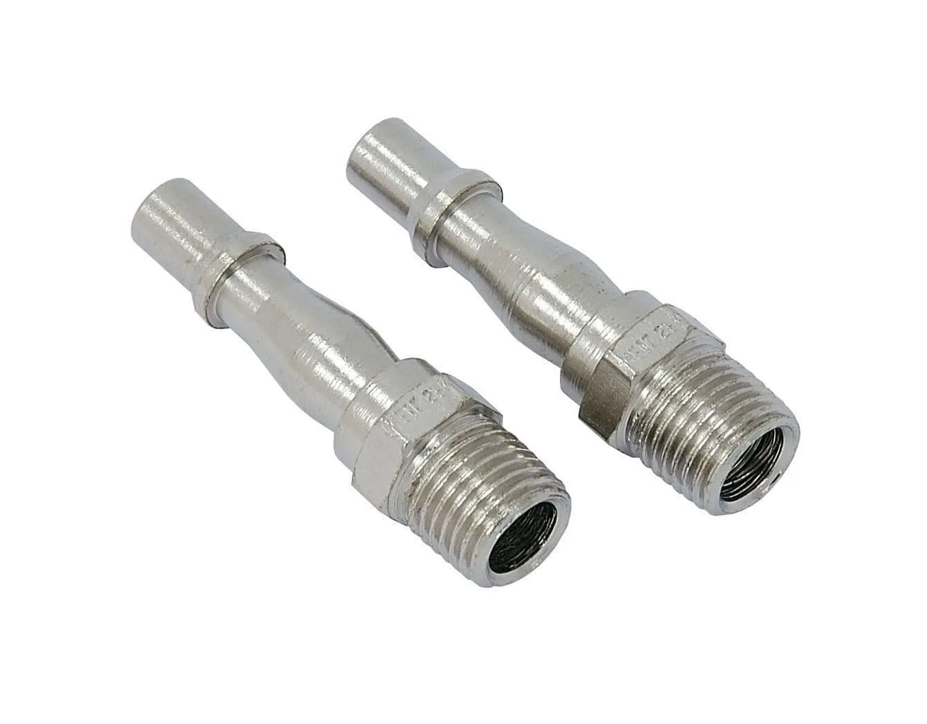 Pack Of 2 Male Airline Bayonet Fitting Connector Set - 1/4" Bsp