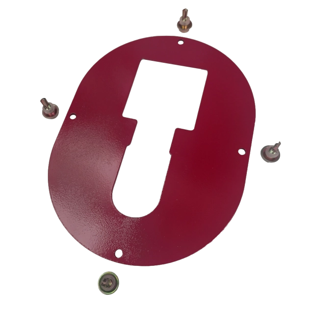 Restrictor Plate and Fixings for 15HP Chipper