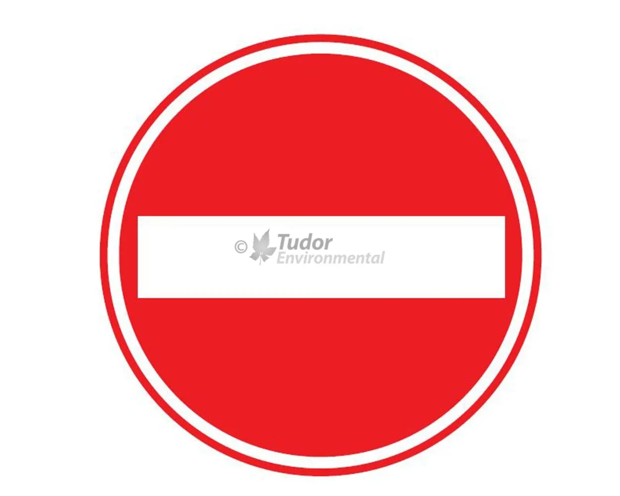 Aluminium Traffic Control Sign 600mm, No entry