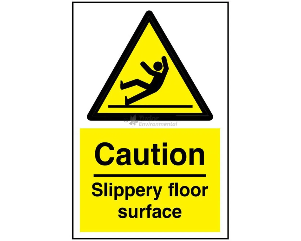 Sign 200x300mm, Caution - Slippery Floor Surface