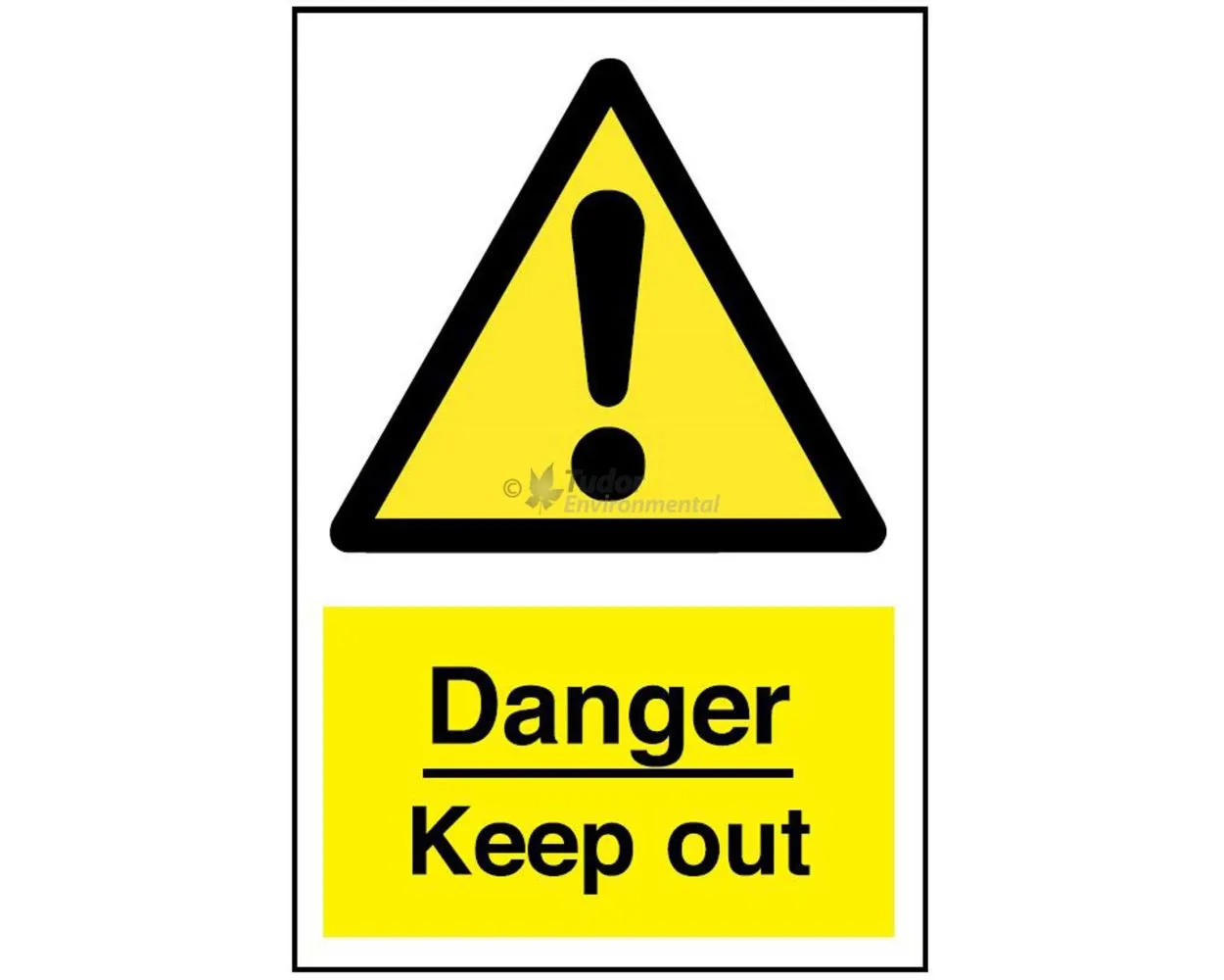 Sign 200x300mm, Danger - Keep Out