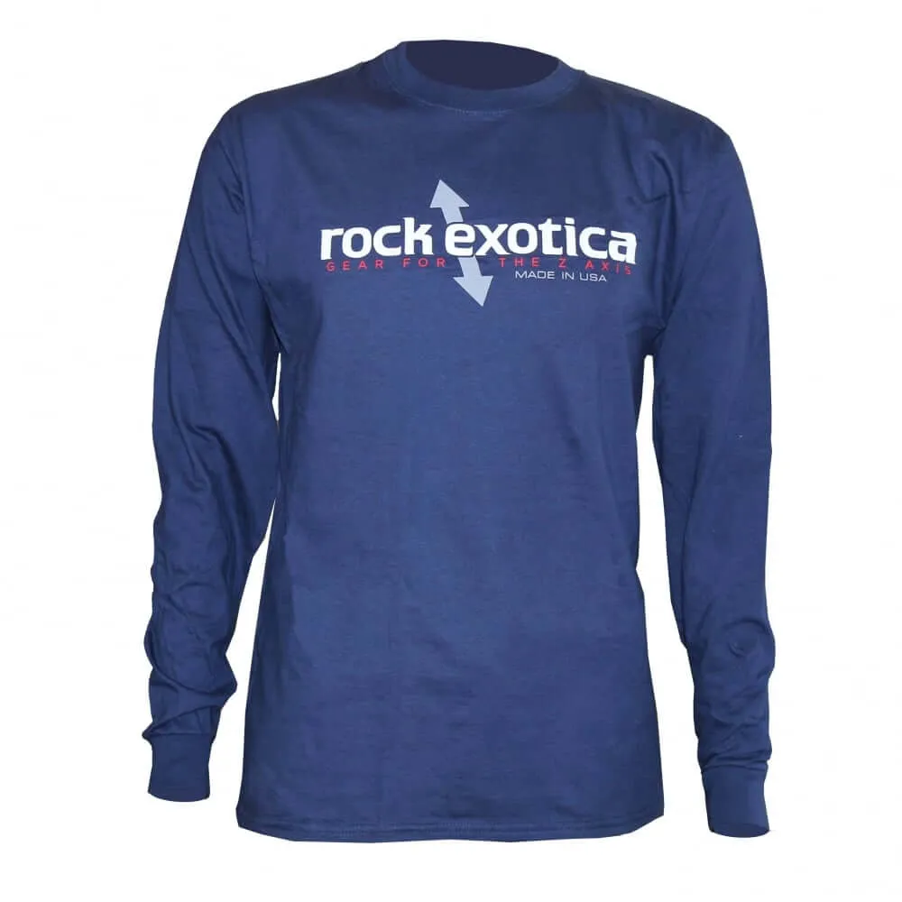 Rock Exotica RockTee Navy LS Top | Next Day Delivery