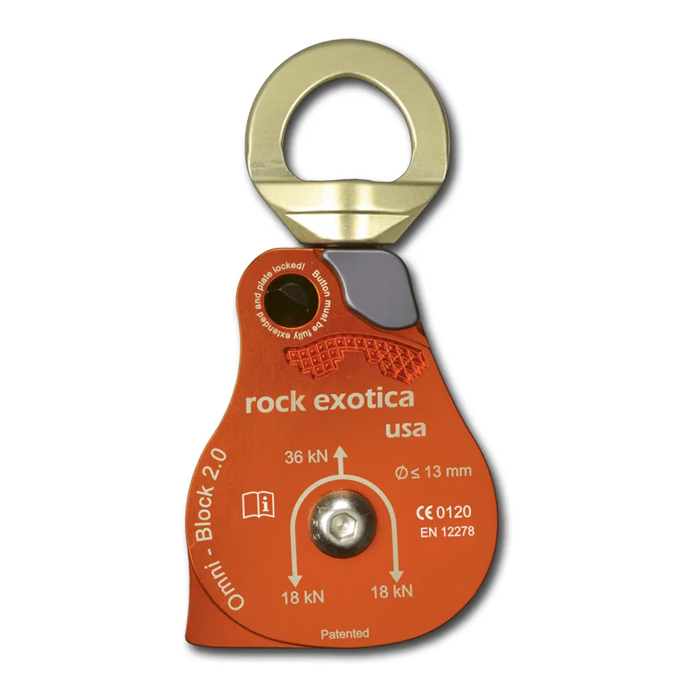 Rock Exotica Omni Block 2.0 Single Pulley | FREE Delivery