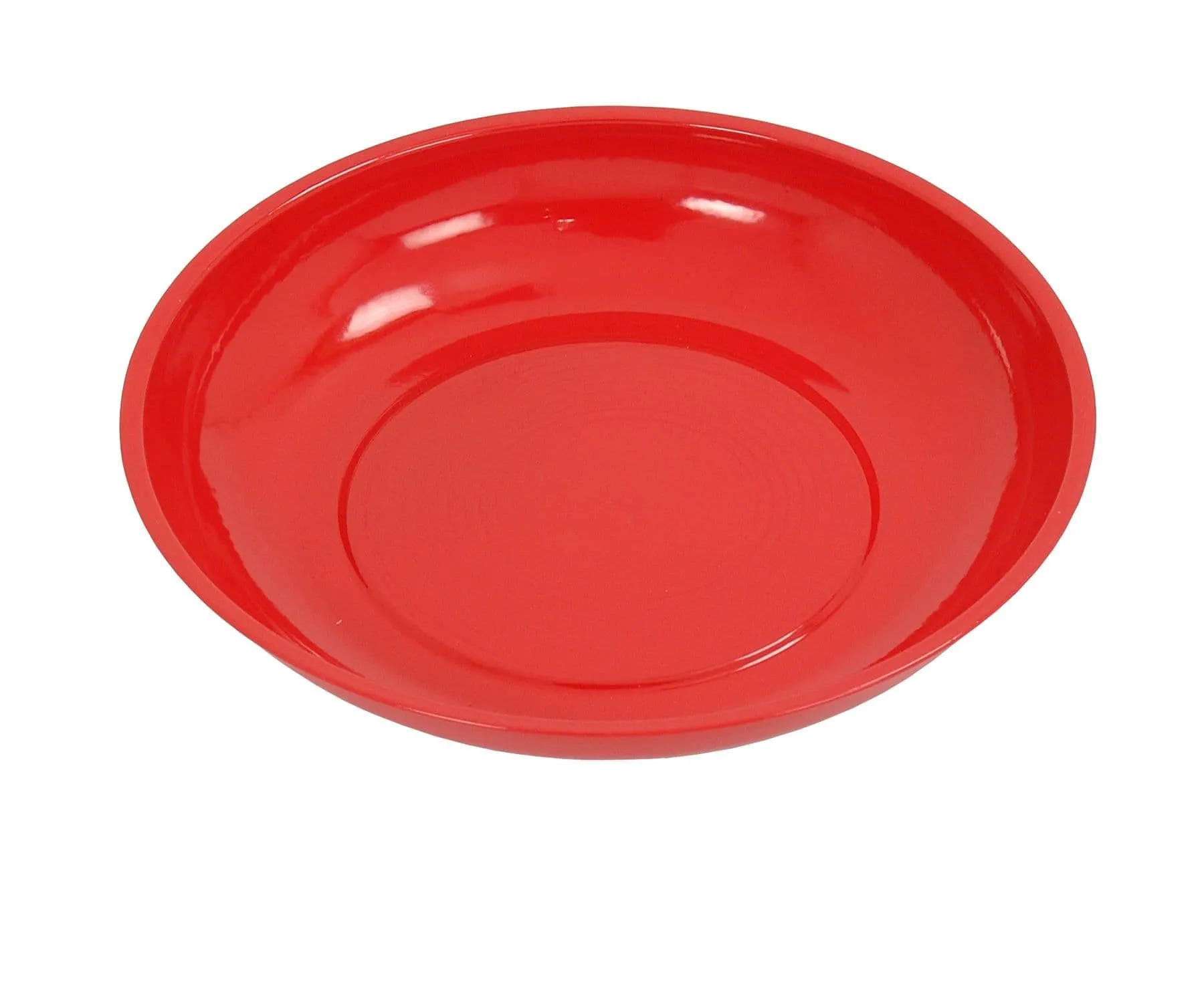 Round Magnetic Parts Dish Tray 6" (150mm) Red