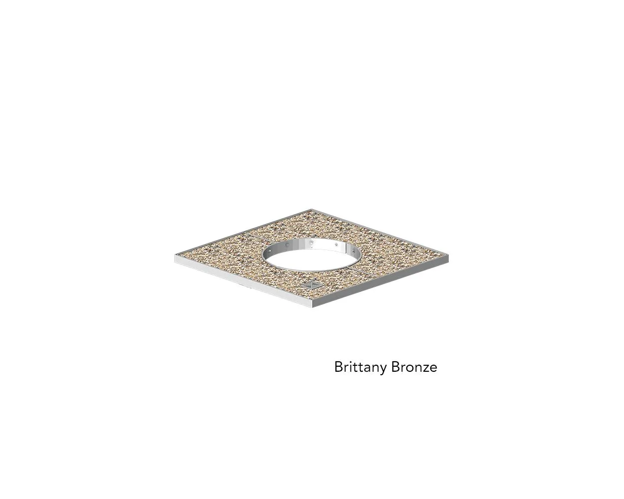 Greenblue Urban 'Arboresin' Precast Tree Surround, Brittany Bronze