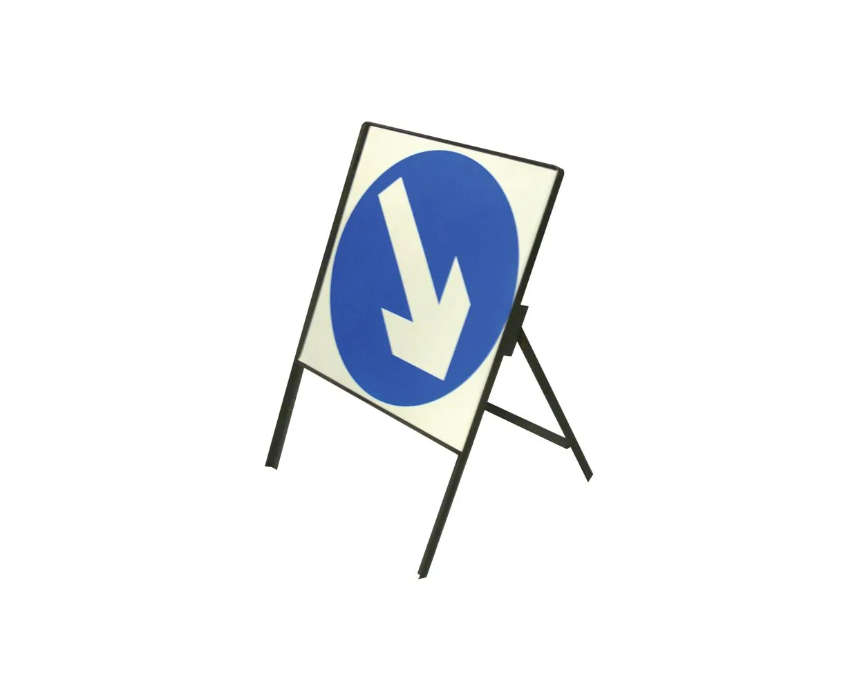Reversible Angle Iron Arrow Sign, 'easy-alter' version, 750mm