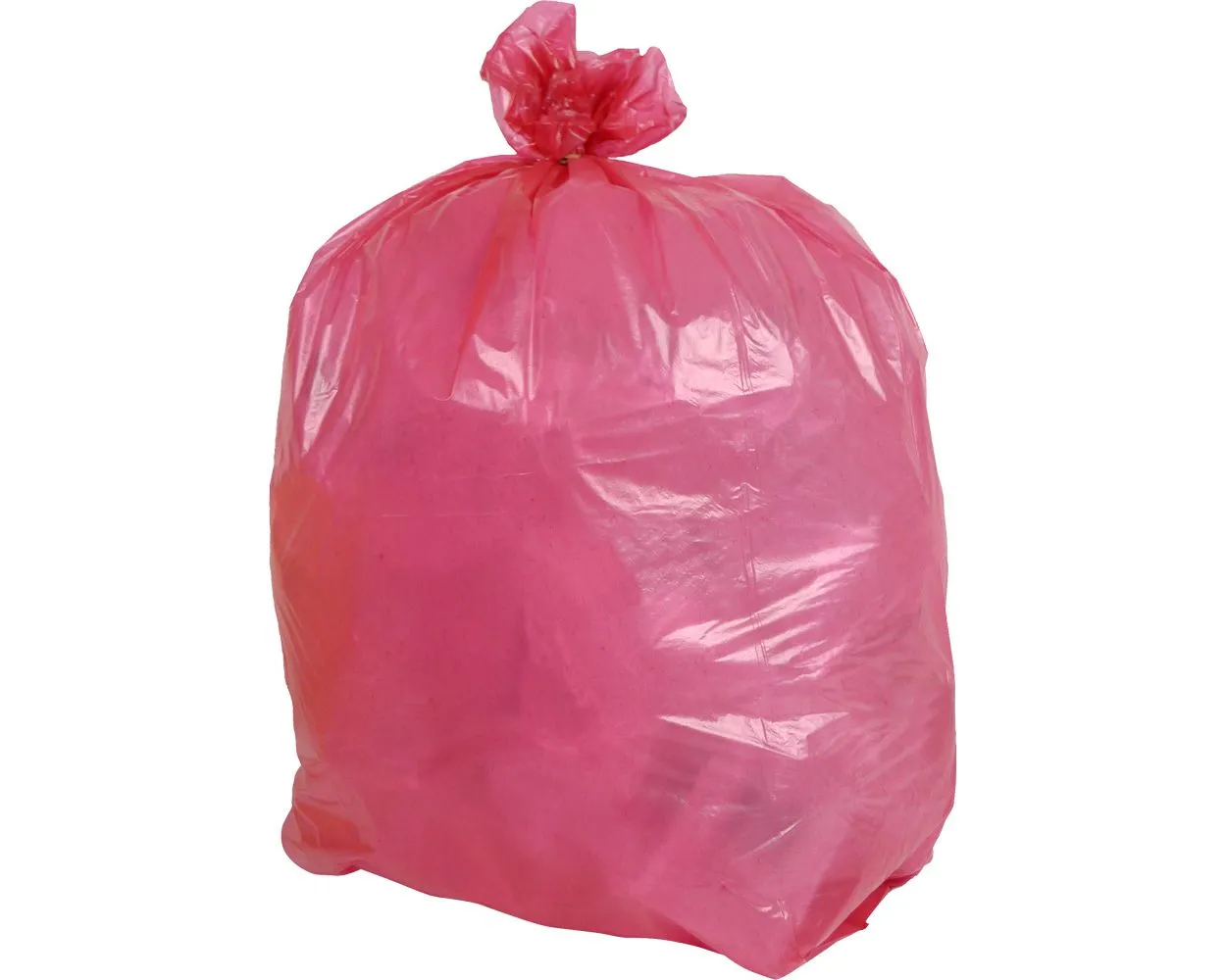 Red Dustbin Liner Bag, Light Duty, Box of 200