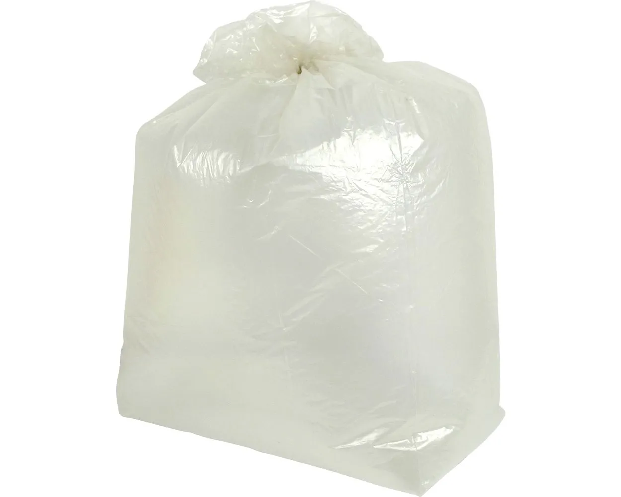 Clear Dustbin Liner Bag, Light Duty, Box of 200