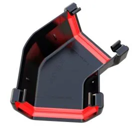 135 Angle Black Square Freeflow