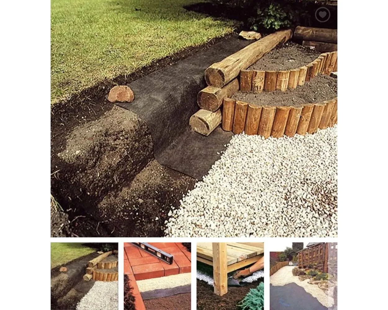 Plantex Weed Matting, 2m x 50m