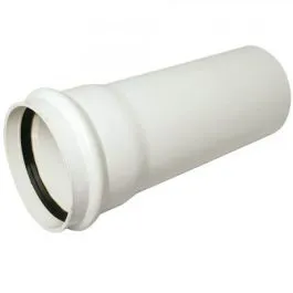 110mm Single Sock Soil 3M Pipe White Floplast