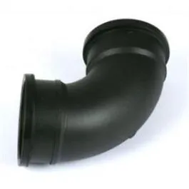 110mm 92.5 Bend Double Socket Cast Iron Effect Cascade