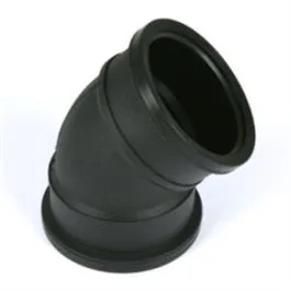 110mm 135 Bend Double Socket Cast Iron Effect Cascade